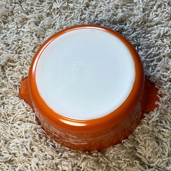 Vintage Pyrex 473-B Autumn Harvest Wheat 1 & 1.5 Quart Casserole Dish With Lid - Picture 5 of 12